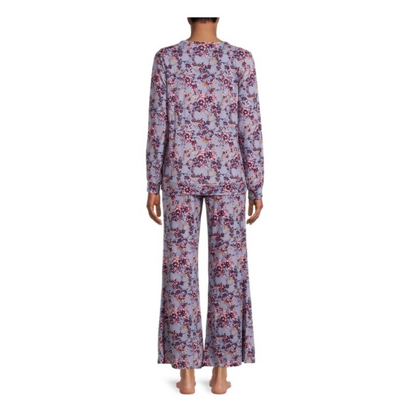Jessica Simpson Women's Floral Top and Pants 2-Piece Sleep Set - Picture 2 of 2